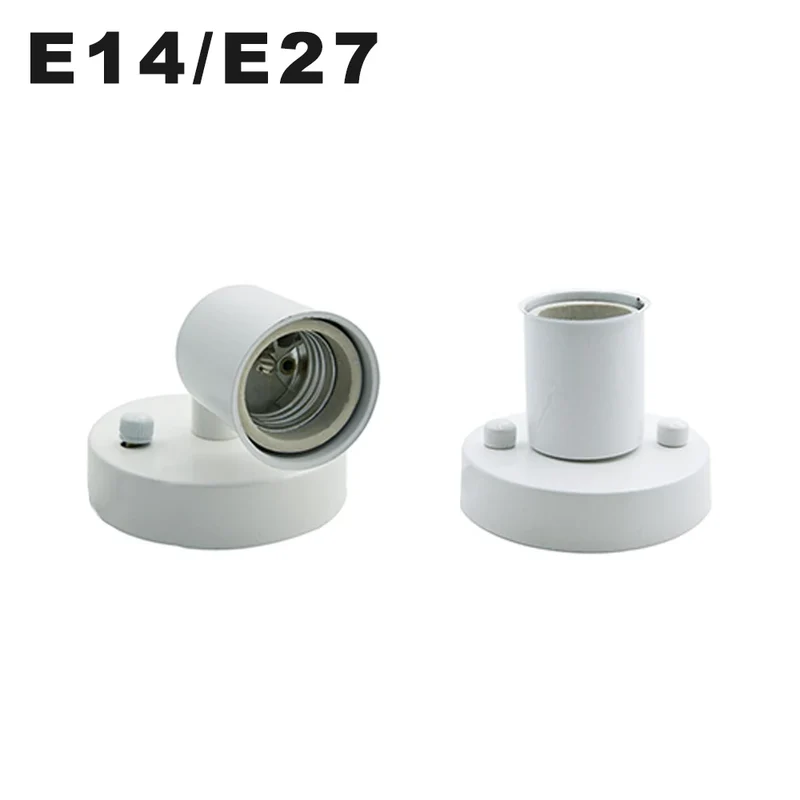 support lampe orientable 180 degrés douille e14 moderne minimaliste fixations trois trous fils électriques