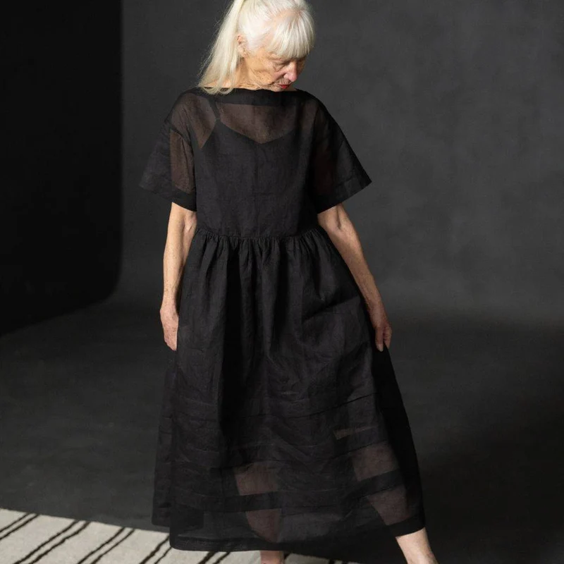 PATRON DE COUTURE PDF | Extension Factory Dress à encolure bateau | Merchant & Mills | UK 8–28