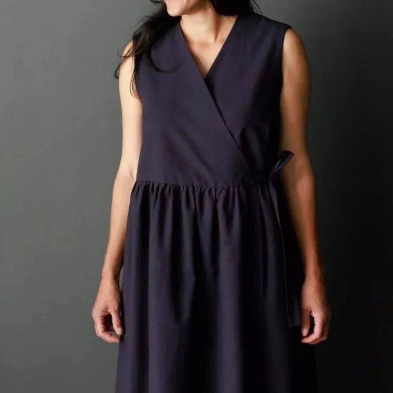 PATRON DE COUTURE PDF | Robe portefeuille Etta | Merchant & Mills | UK 6–18