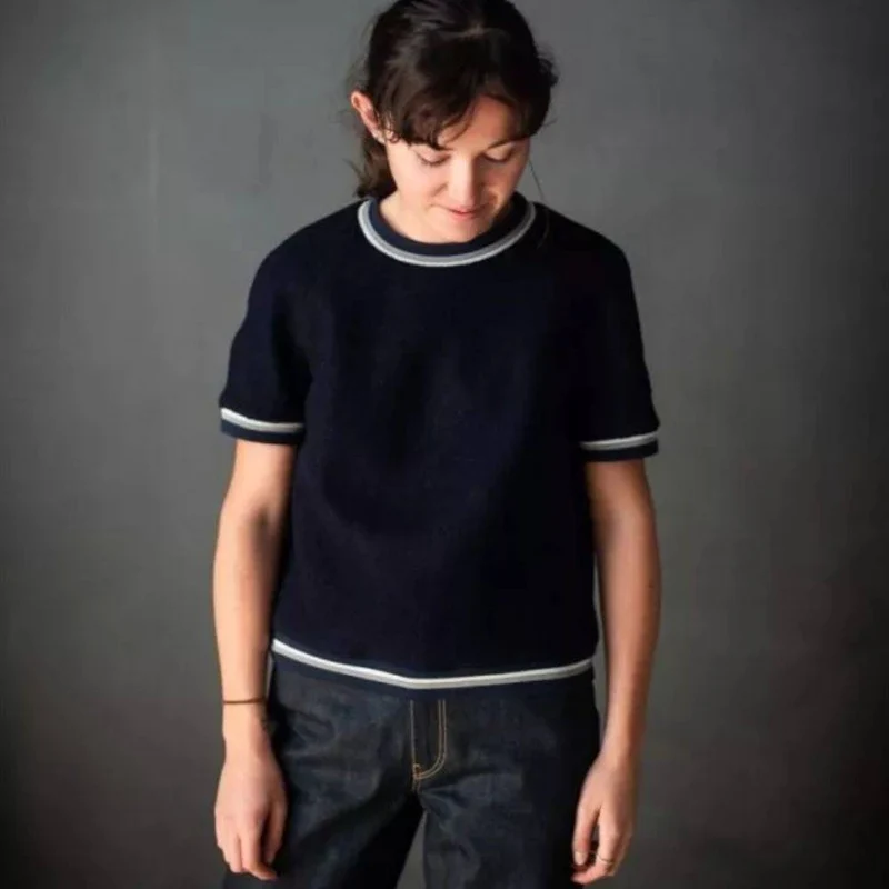 PATRON DE COUTURE PDF | The Crew Neck Fielder Addition | Merchant & Mills | UK 6–18