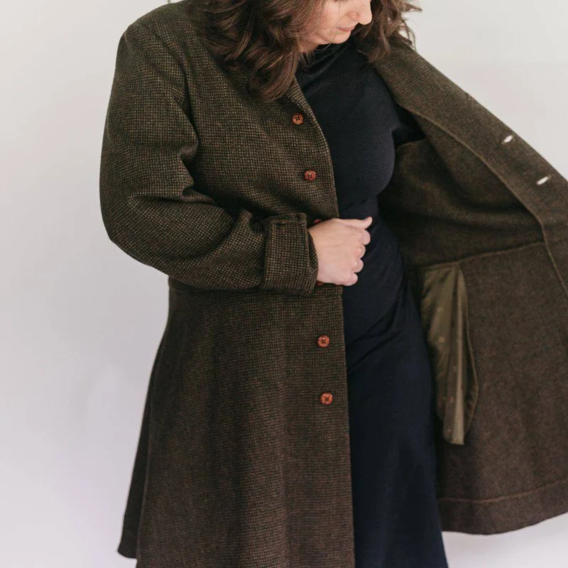 PATRON DE COUTURE PDF | 263 Manteau Countryside Frock | Folkwear | UNISEXE