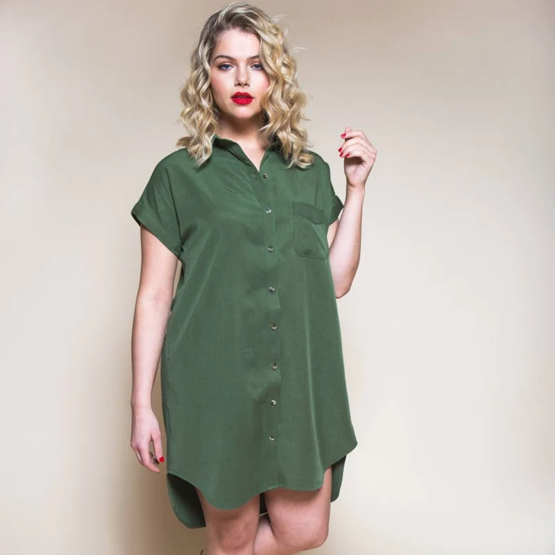 PATRON DE COUTURE PDF | Kalle – Chemise et robe chemise | Closet Core | BILINGUE (FR/EN)