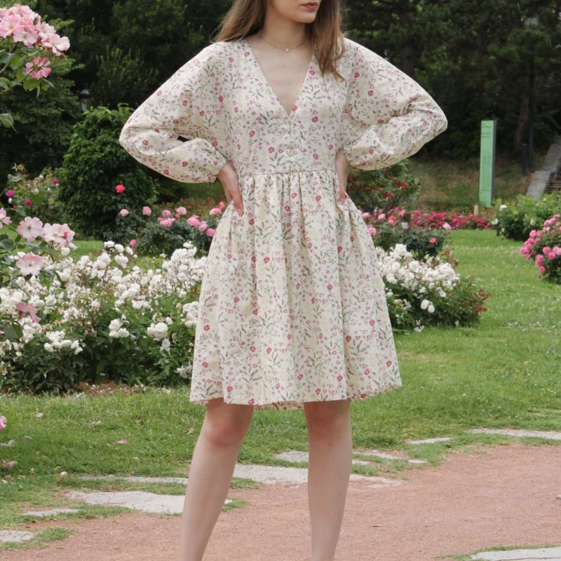 PATRON DE COUTURE PDF | Robe Méline | Cha’Coud | FRANÇAIS SEULEMENT