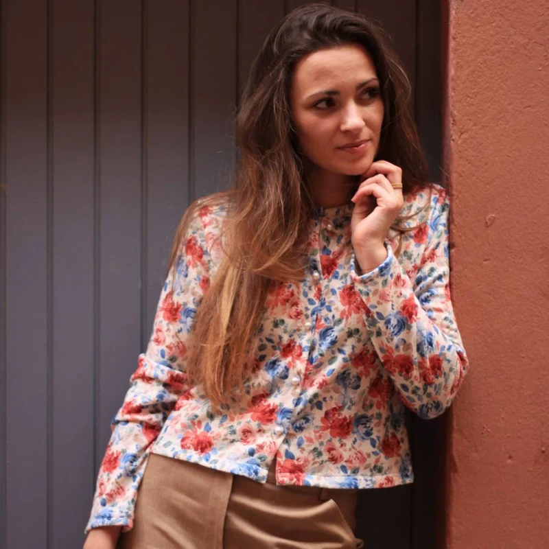 PATRON DE COUTURE PDF | Cardigan Isalys | Cha’Coud | BILINGUE (FR/EN)