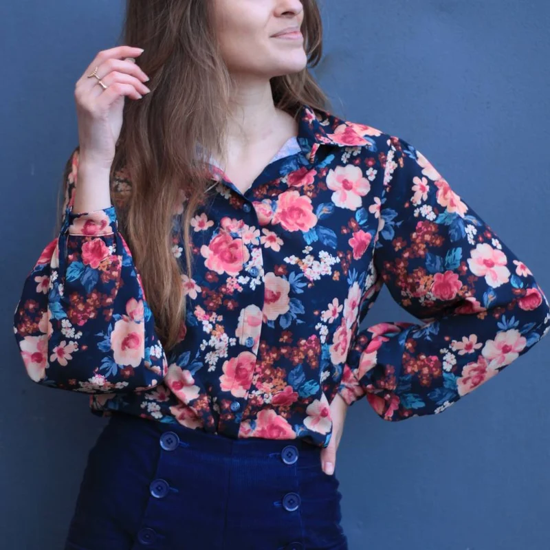 PATRON DE COUTURE PDF | Chemise Gaïa | Cha’Coud | BILINGUE (FR/EN)