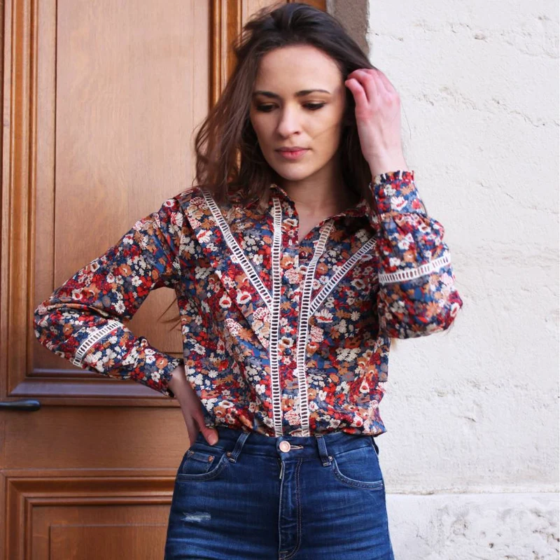 PATRON DE COUTURE PDF | Chemise Sirine | Cha’coud | BILINGUE (FR/EN)