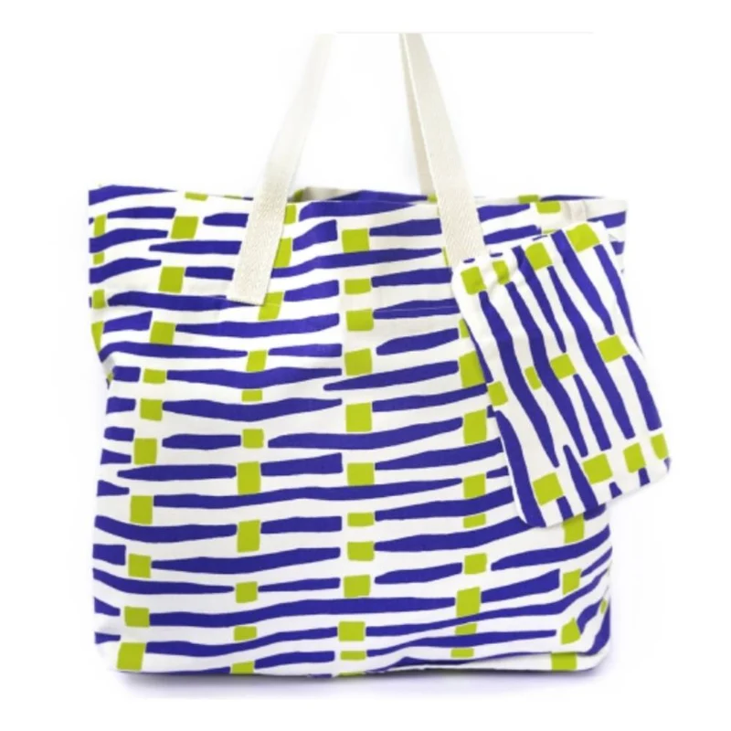 Patron de couture PDF | Sac de plage et pochette | Katia Fabrics | Format A4 uniquement