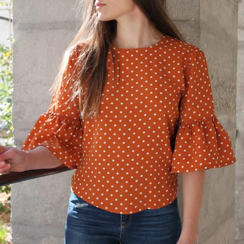 PATRON DE COUTURE PDF | Blouse Zora | Cha’Coud | FRANÇAIS SEULEMENT