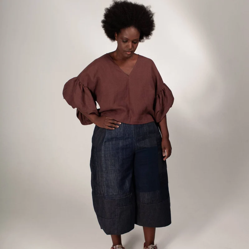 PATRON DE COUTURE PDF | Blouse & Robe ZW Soft | Birgitta Helmersson | FORMAT A4 UNIQUEMENT