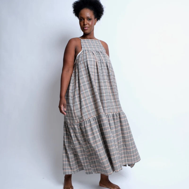 Patron de couture PDF | Robe à volants ZW | Birgitta Helmersson | Format A4 uniquement