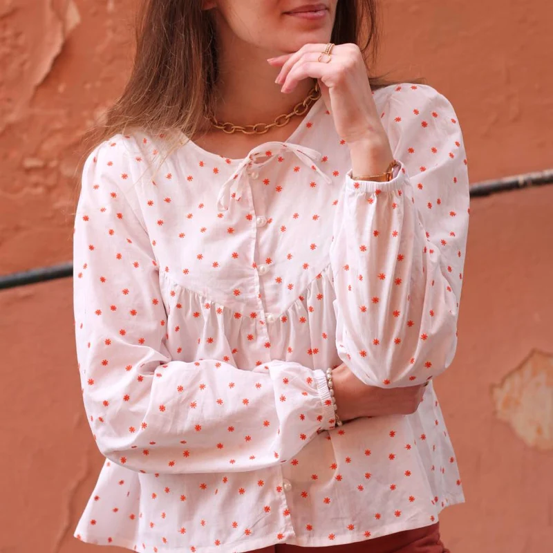 PATRON DE COUTURE PDF | Blouse Alma | Cha’Coud | FRANÇAIS SEULEMENT