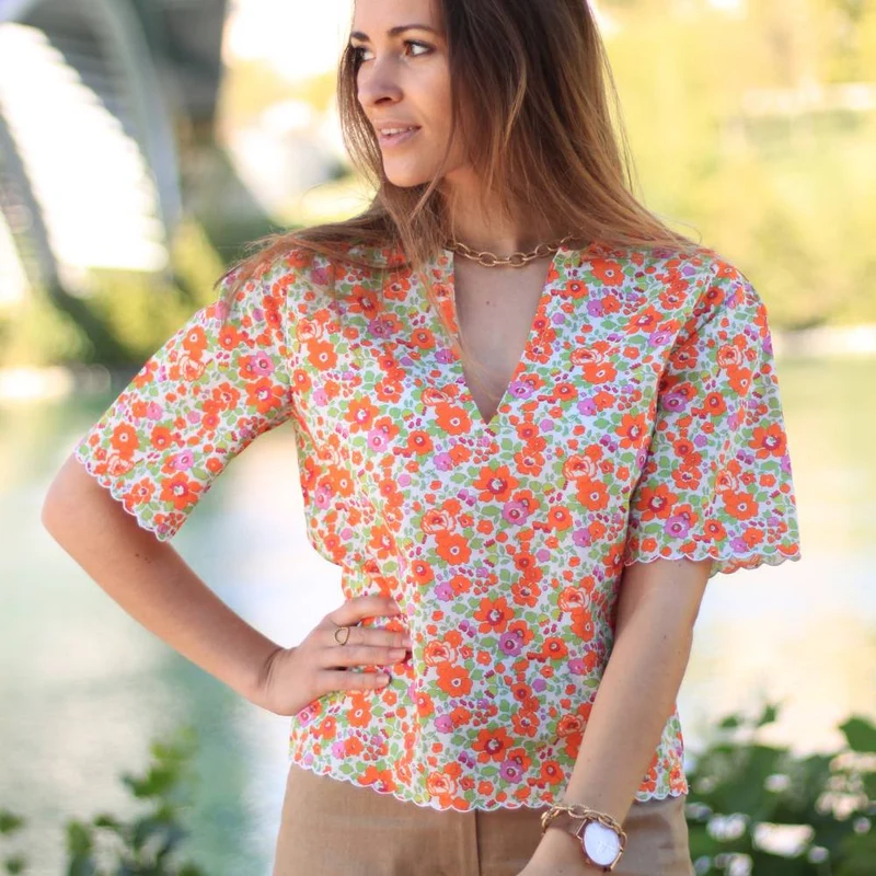 PATRON DE COUTURE PDF | Blouse Léoline | Cha’Coud | FRANÇAIS SEULEMENT