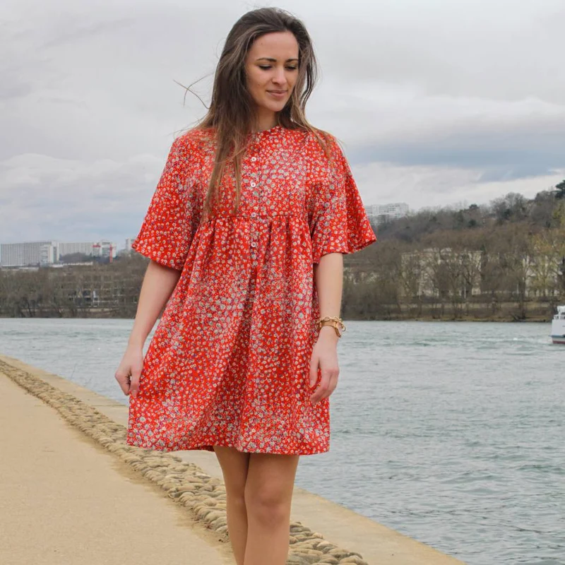 PATRON DE COUTURE PDF | Robe Emily | Cha’Coud | FRANÇAIS SEULEMENT