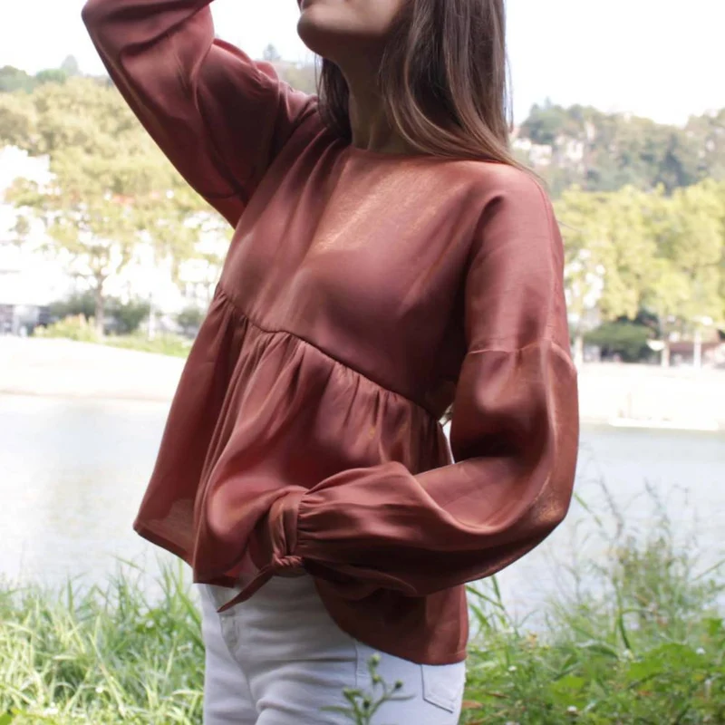 PATRON DE COUTURE PDF | Blouse Lehoïa | Cha’Coud | FRANÇAIS SEULEMENT