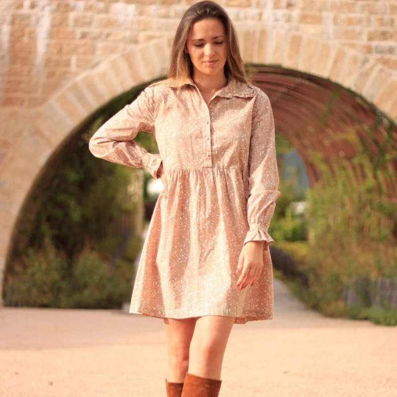 Patron de couture PDF | La Robe Wallis | Cha'Coud | BILINGUE (FR/EN)