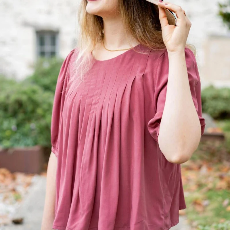 Patron de couture PDF | Blouse Roséa | Atelier Brizane | Fançais Seulement