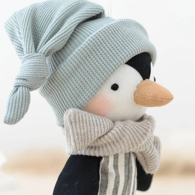 Patron de couture PDF | Poupée Pingouin | Mes Petites Lunes