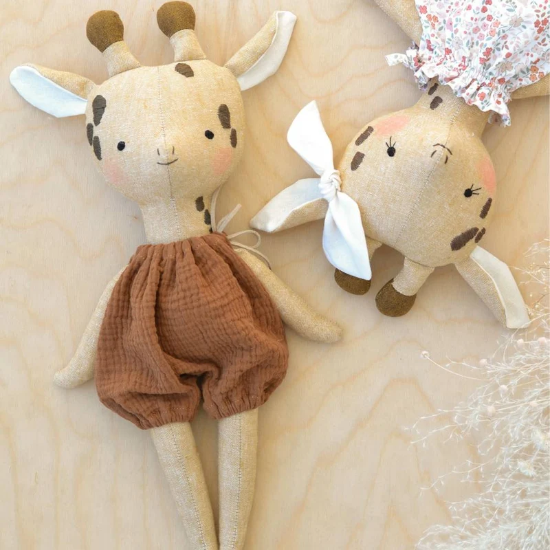 Patron de couture PDF | Poupée Girafe | Mes Petites Lunes