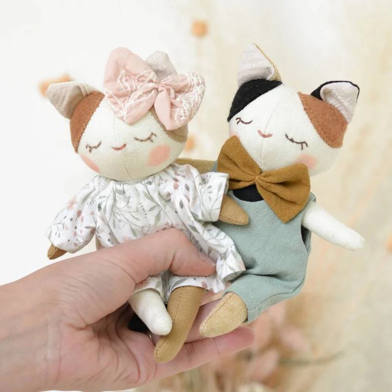 Patron de couture PDF | Mini poupée chat | Mes Petites Lunes