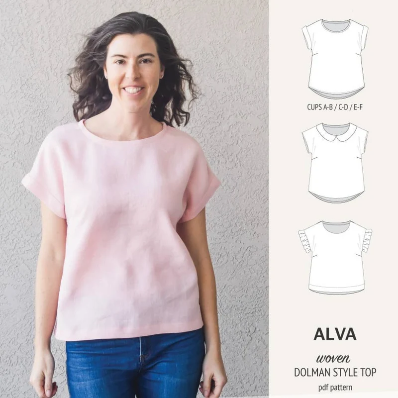 Patron de couture PDF | Top style dolman Alva | SINCLAIR