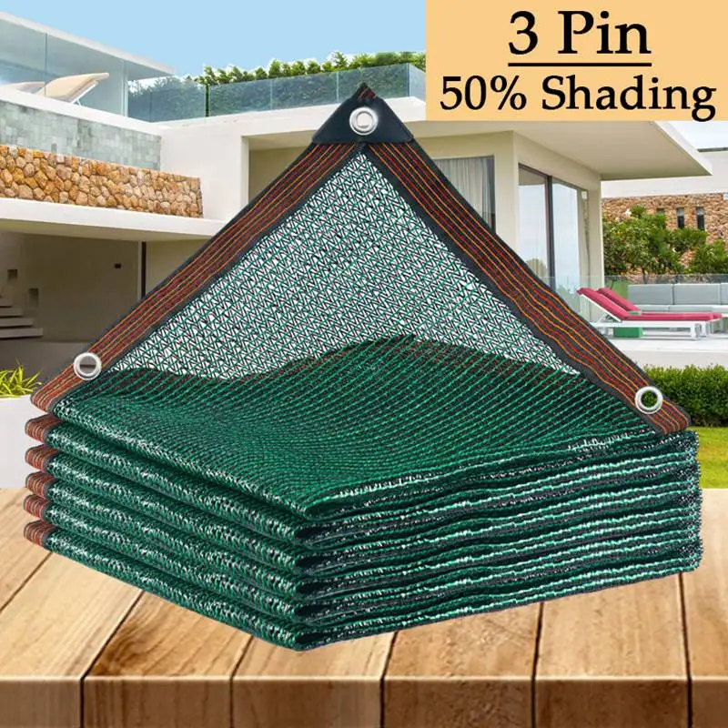 voile d'ombrage 50% tissu protection solaire semi transparent jardin serre utilitaire agricole thermomètres okolets