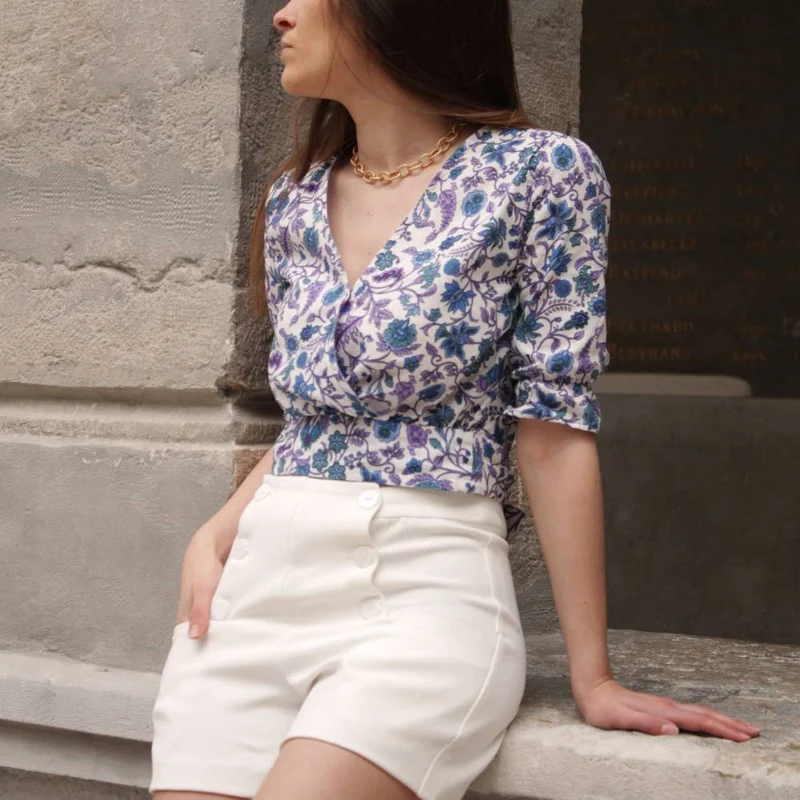 PATRON DE COUTURE PDF | La blouse Mélanie | Cha’Coud | FRANÇAIS SEULEMENT