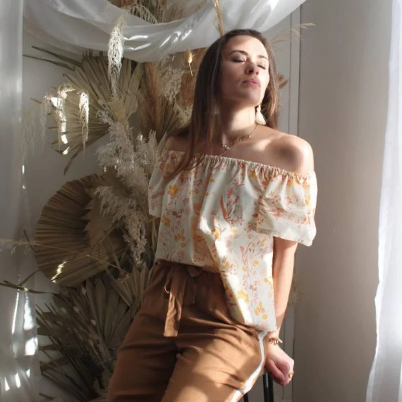 PATRON DE COUTURE PDF | Top Thelma | Cha’Coud | FRANÇAIS SEULEMENT