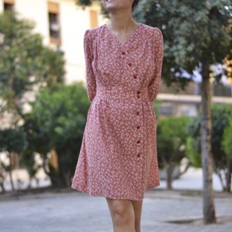 PATRON DE COUTURE PDF | Robe Lliria | Pauline Alice | TRILINGUE (FR/EN/ES)
