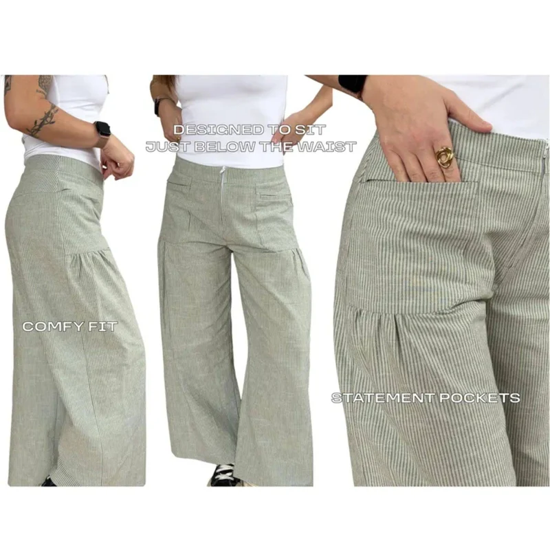 PATRON DE COUTURE PDF | Pantalon et Bermuda PT002 | The Form Edit | BILINGUE (FR/EN)