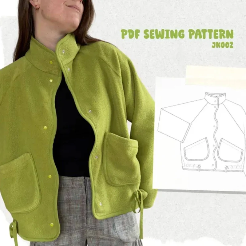 PATRON DE COUTURE PDF | Manteau JK002 | The Form Edit | BILINGUE (FR/EN)