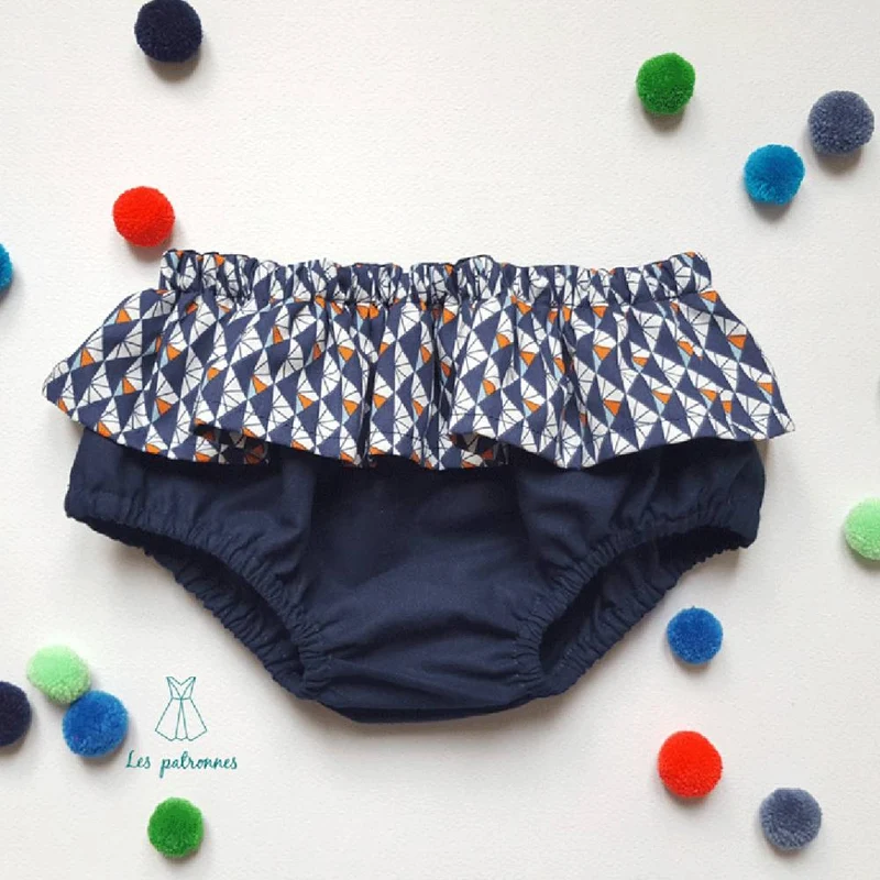 PATRON DE COUTURE PDF | Ensemble de bloomers pour bébé | Les Patronnes | BILINGUE ( FR/EN )