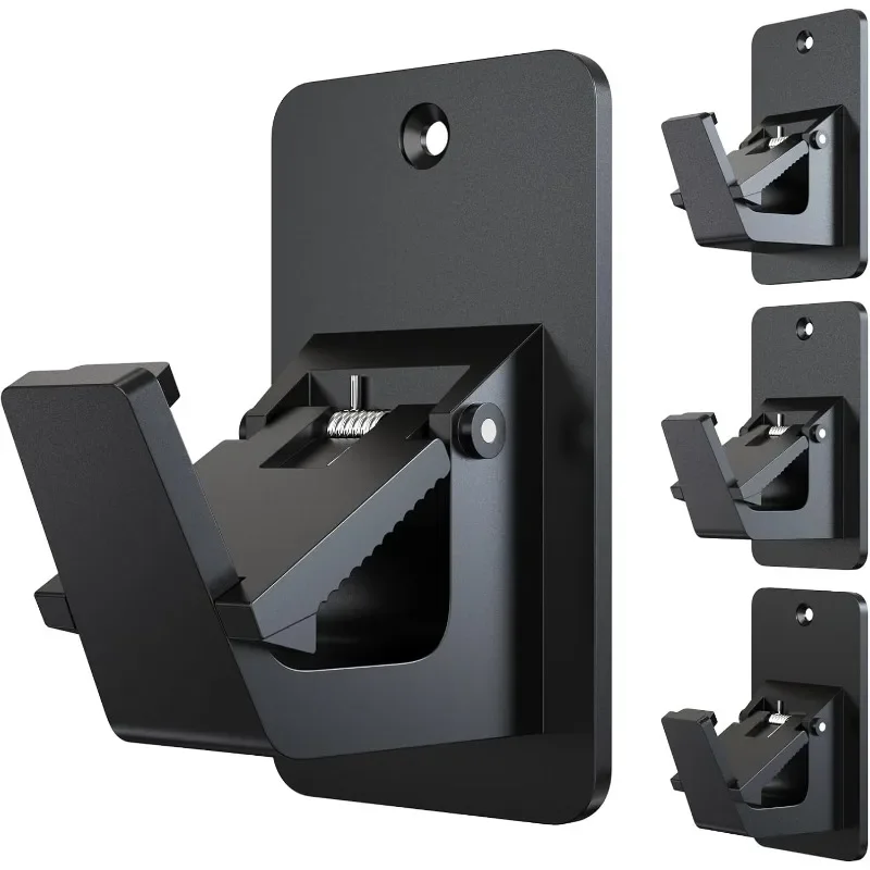 Supports adhésifs pour tringle à rideau sans perçage, robustes 30lb, installation facile sans clous