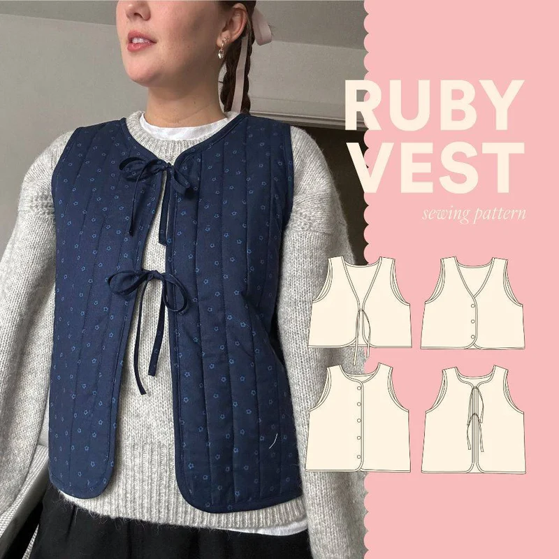 PATRON DE COUTURE PDF | Veste Ruby | Syd Graham