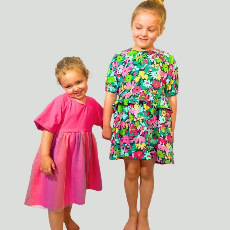 PDF PATRON DE COUTURE | Robe Smock en Jersey | Pattern Paper Scissors
