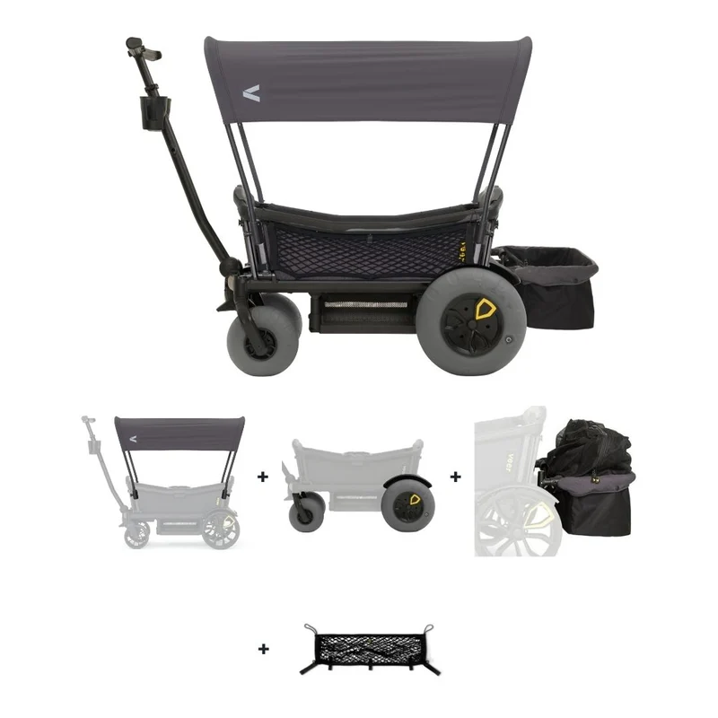 Veer Cruiser XL Beach Set - Bollerwagen für den Strand mit 4 Sitzplätzen