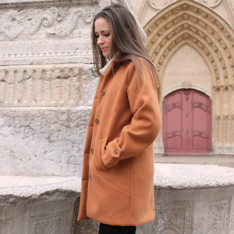 Patron de Couture PDF | Le Manteau Oana | Cha'coud | FRANÇAIS Uniquement