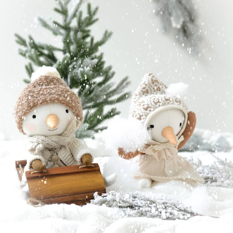 Patron de couture PDF | Poupée Bonhomme de Neige | Mes Petites Lunes