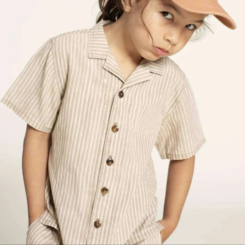Patron de couture PDF | Chemise tropicale enfant | Wardrobe by Me