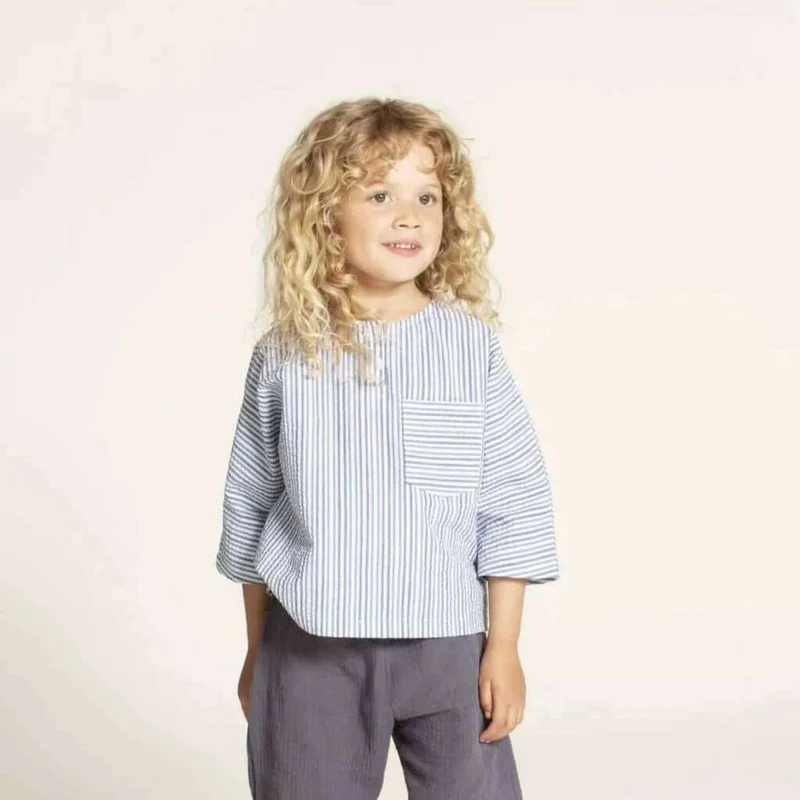 Patron de couture PDF | Chemise Una pour enfant | Wardrobe by Me