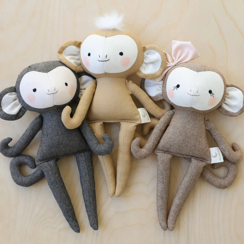 Patron de couture PDF | Peluche Singe | Mes Petites Lunes