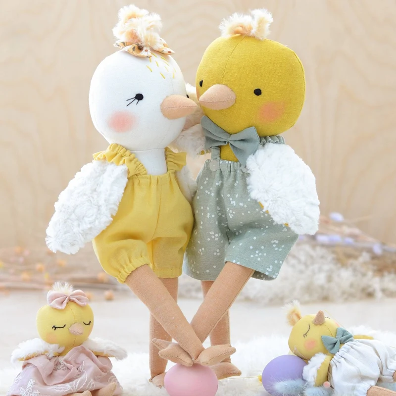 Patron de couture PDF | Peluche Poule / Poulet | Mes Petites Lunes