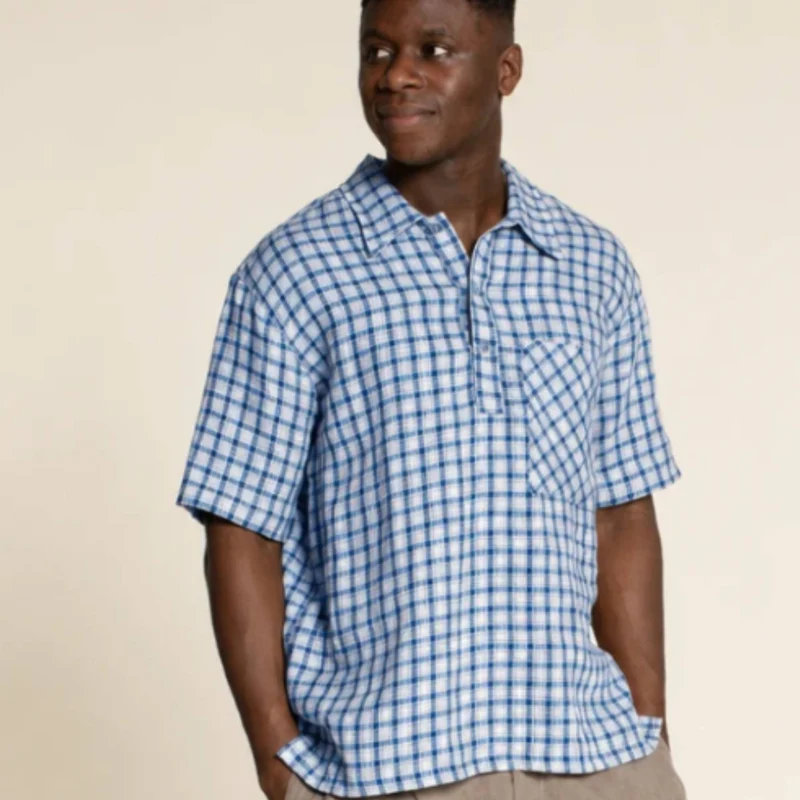 Patron de couture PDF | Polo en tissu tissé | Wardrobe by Me