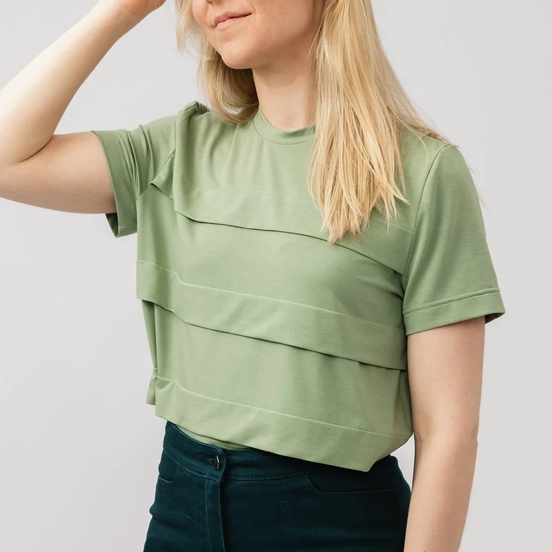 Patron de couture PDF | T-shirt plissé Laurie | Named Clothing