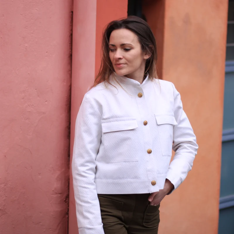 PATRON DE COUTURE PDF | Veste Clarence | Cha’Coud | Français seulement