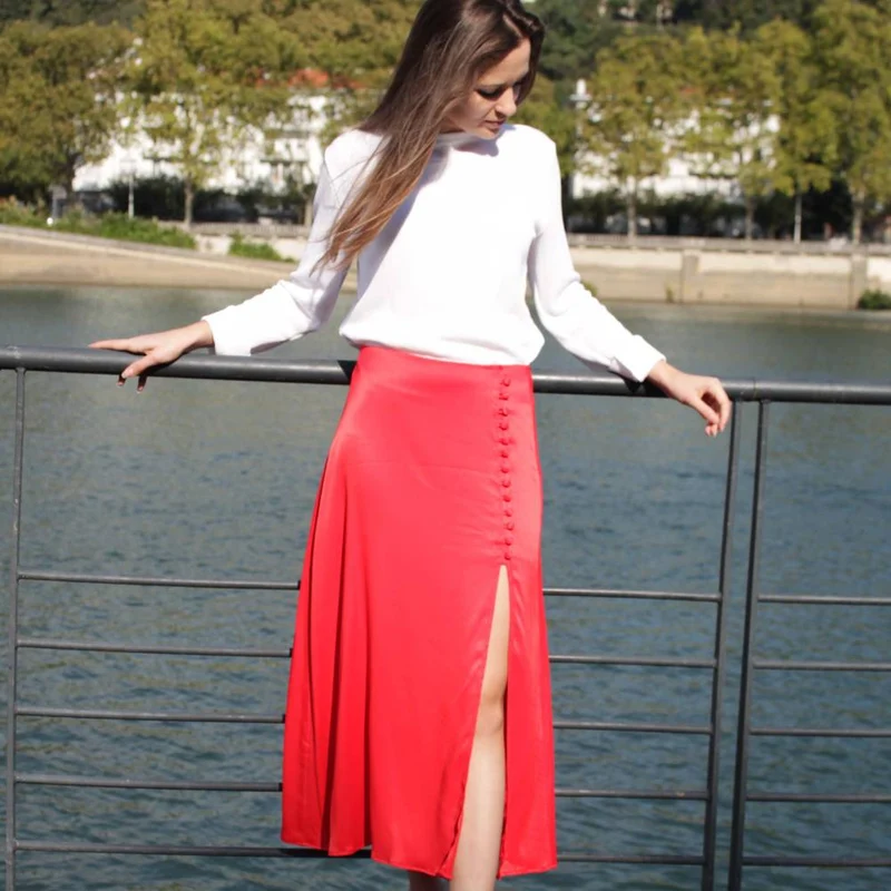 Patron de couture PDF | Jupe Imen | Cha'Coud | Bilingue (FR/EN)