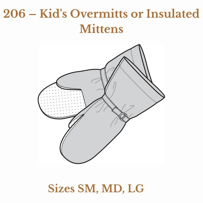 PATRON DE COUTURE PDF | Mitaines pour enfant ou mitaines isolées | The Green Pepper