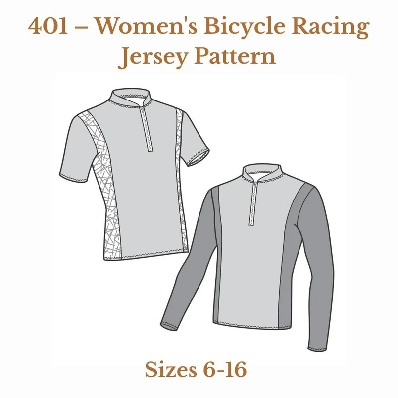 PATRON DE COUTURE PDF | Haut de vélo de course pour femme | The Green Pepper