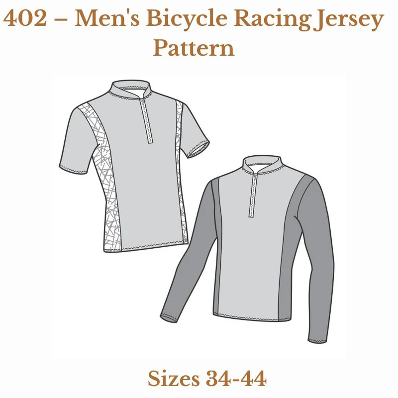 PATRON DE COUTURE PDF | Haut de cyclisme pour homme | The Green Pepper
