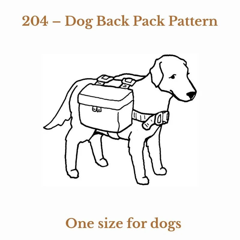 PATRON DE COUTURE PDF | Sac à dos pour chien | The Green Pepper
