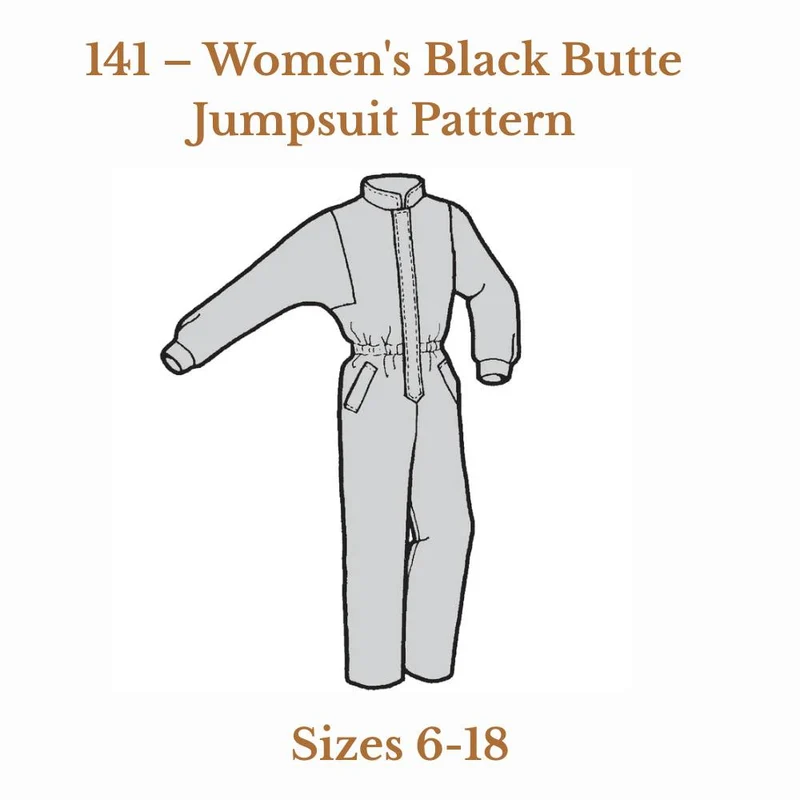 PATRON DE COUTURE PDF | Combinaison Black Butte (femme) | The Green Pepper